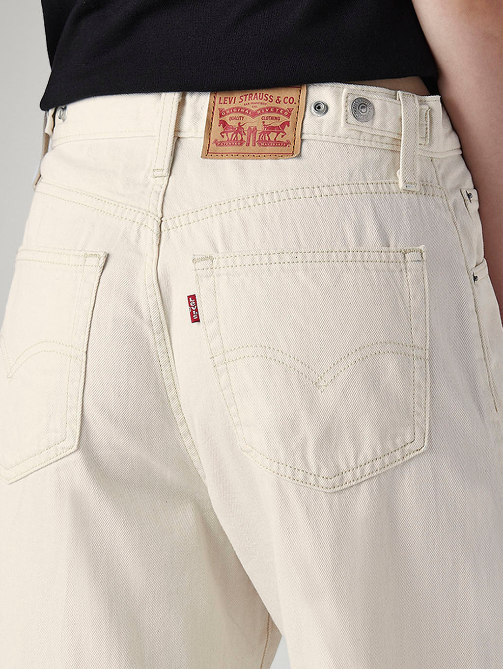 Women's Cinch Cream Wide Leg Fit High Rise Jeans