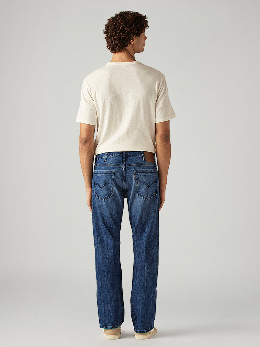 Men's 517 Blue Bootcut Fit Mid Rise Hyper Stretch Jeans