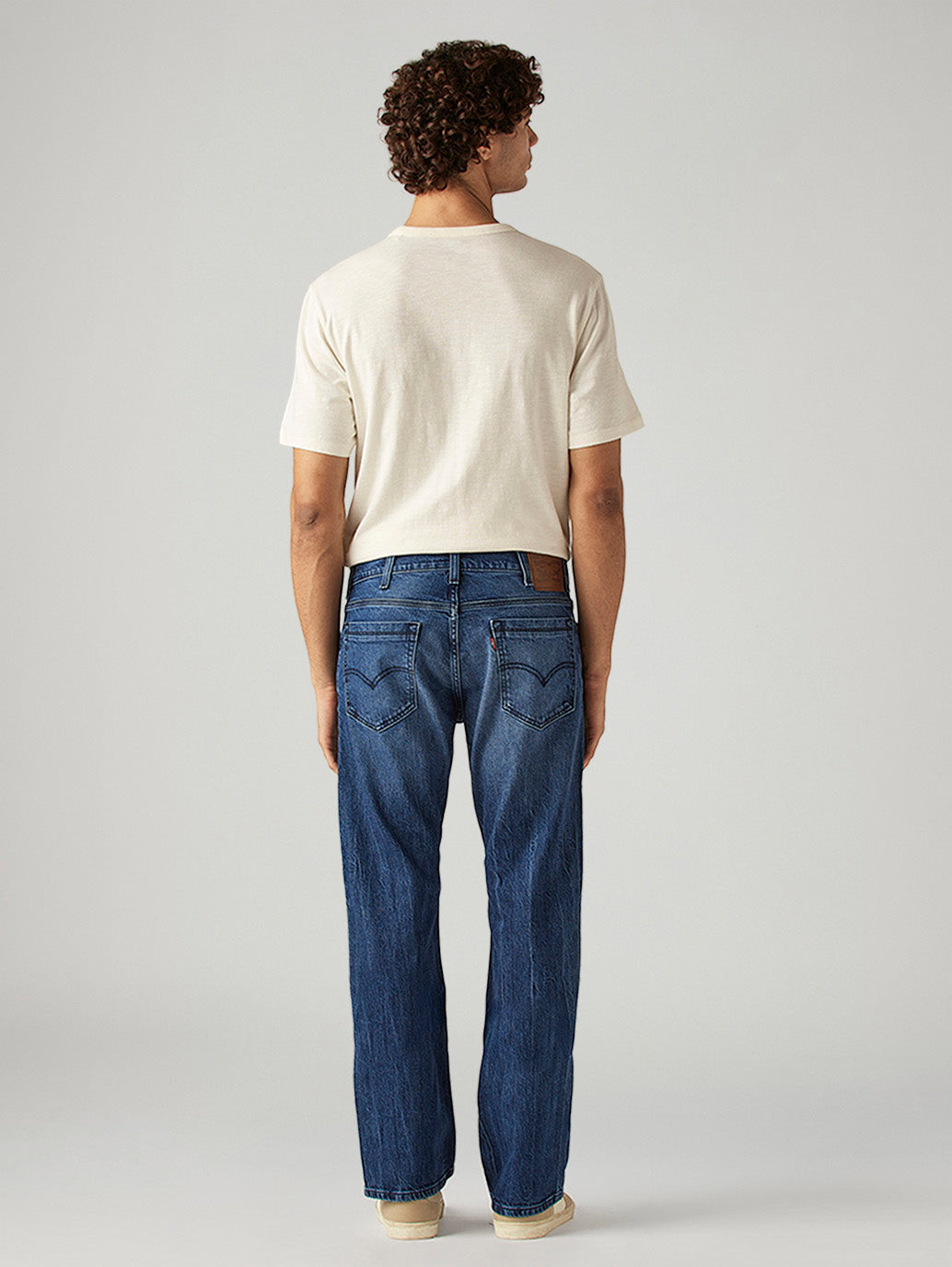 Men's 517 Blue Bootcut Fit Mid Rise Hyper Stretch Jeans
