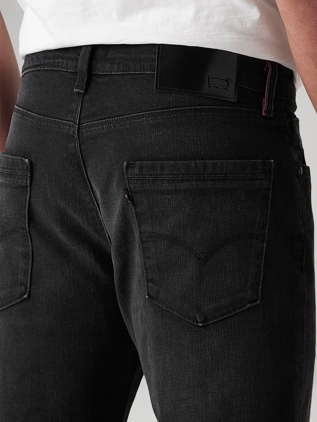 Men's 527 Black Bootcut Fit Mid Rise Redloop Jeans