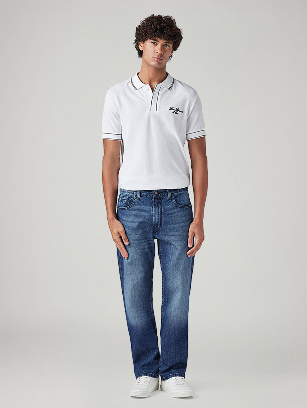 Men's 511 Blue Slim Fit Mid Rise Jeans