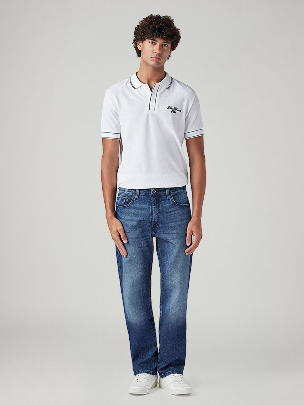 Men's 511 Blue Slim Fit Mid Rise Jeans