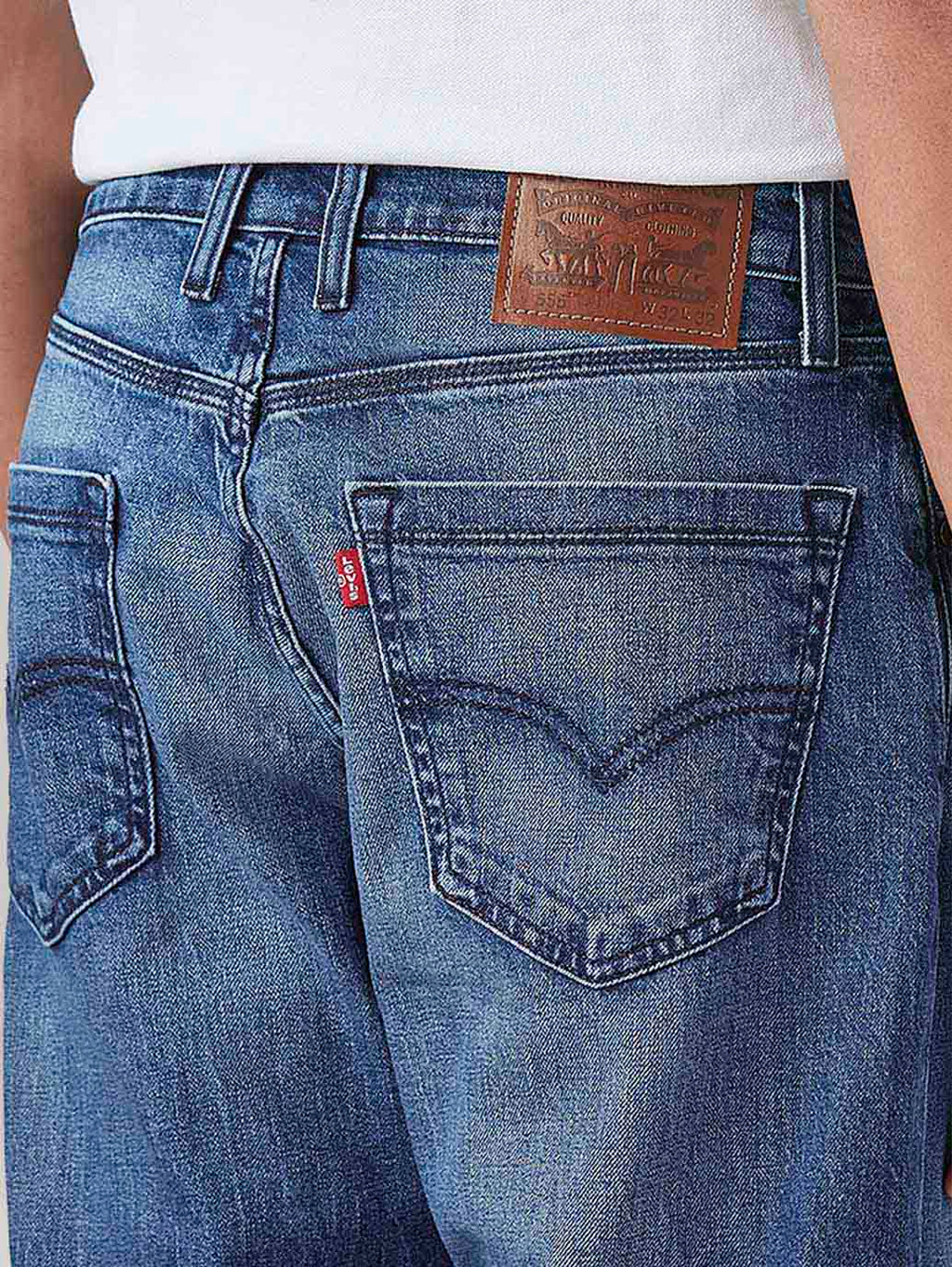 Men's 511 Blue Slim Fit Mid Rise Jeans