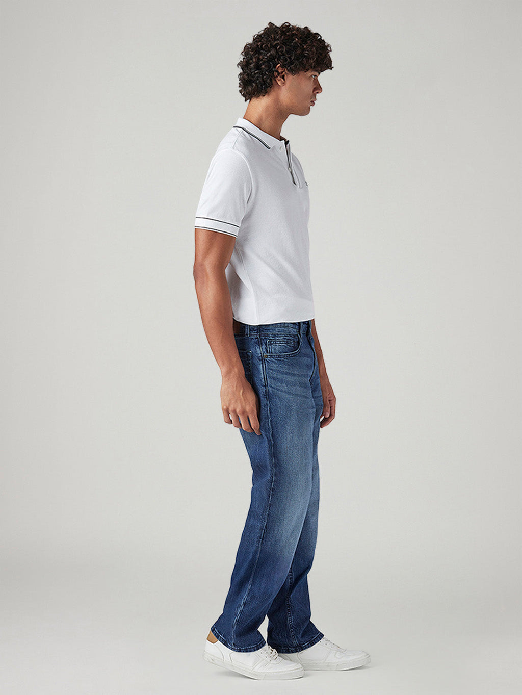 Men's 511 Blue Slim Fit Mid Rise Jeans