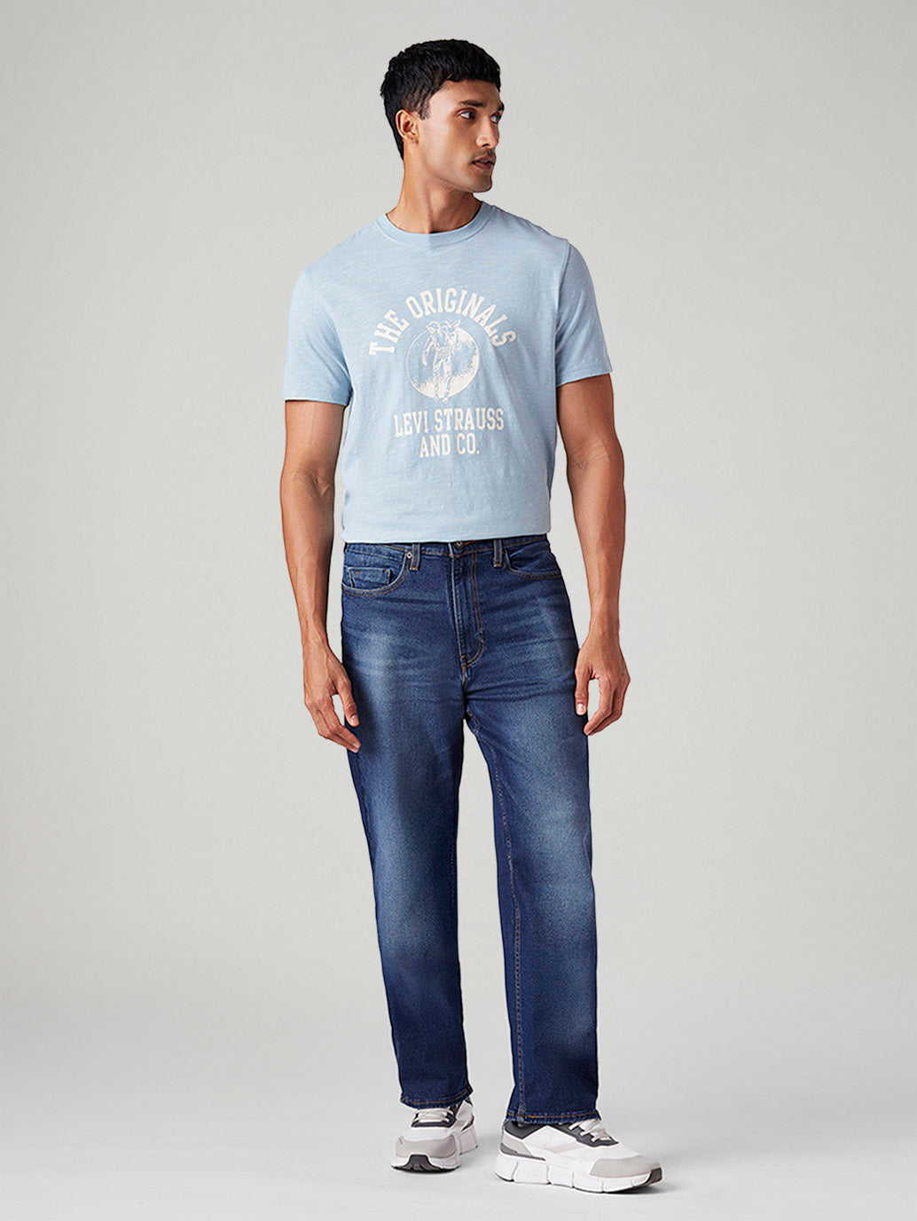 Men's 511 Blue Slim Fit Mid Rise Jeans