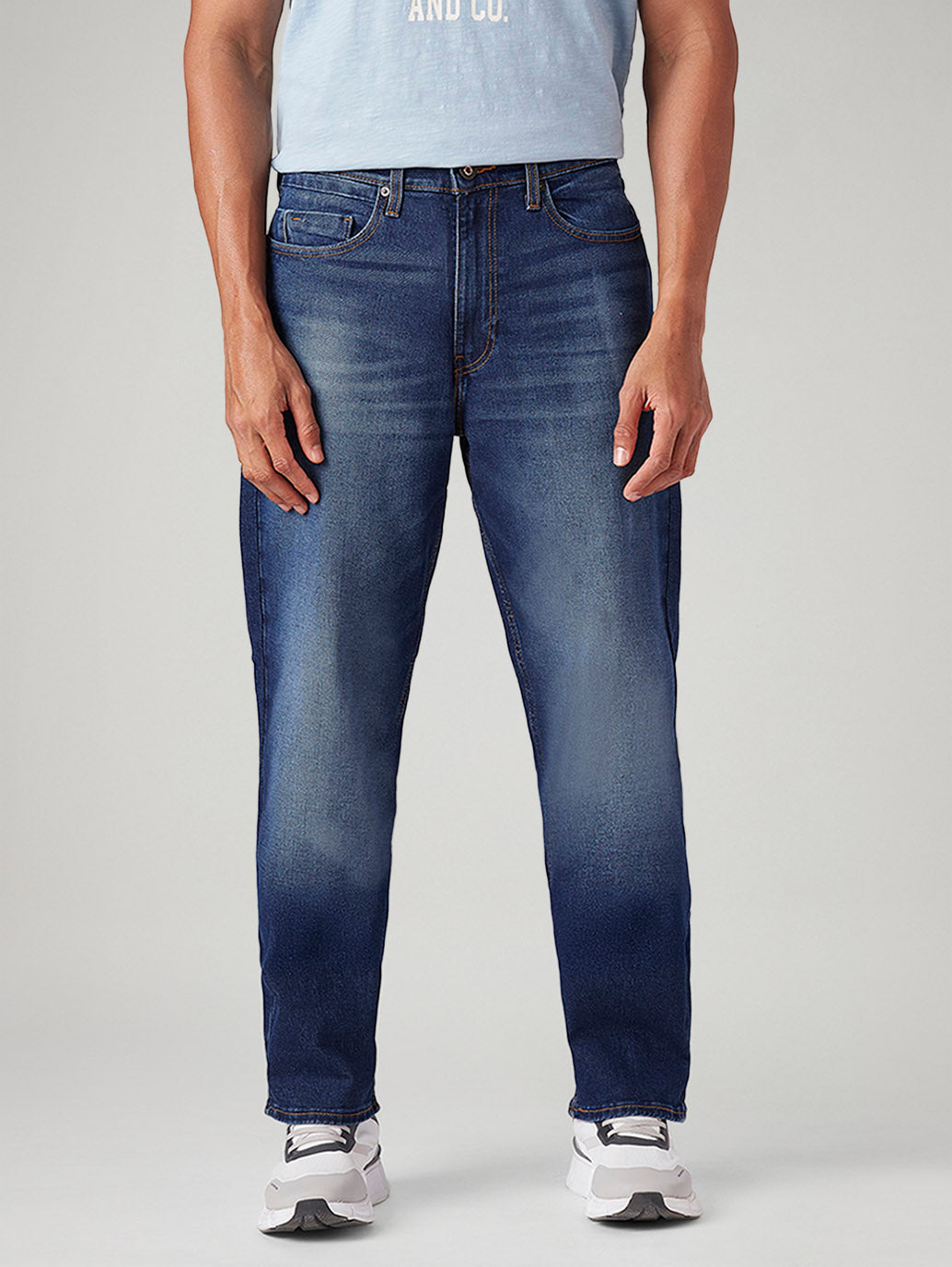 Men's 511 Blue Slim Fit Mid Rise Jeans