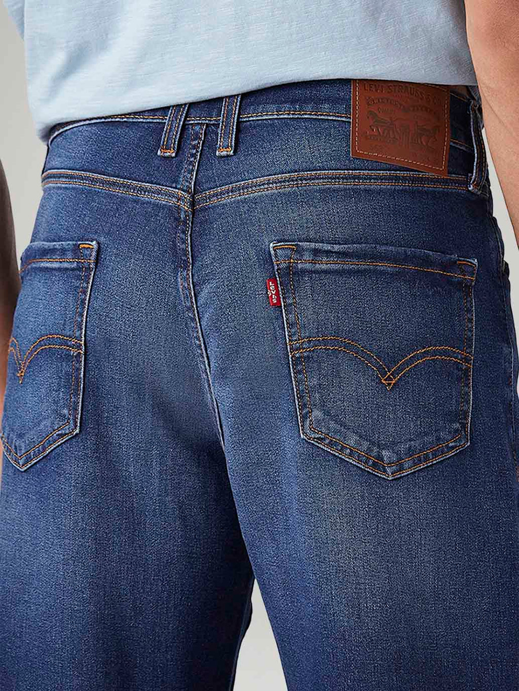 Men's 511 Blue Slim Fit Mid Rise Jeans