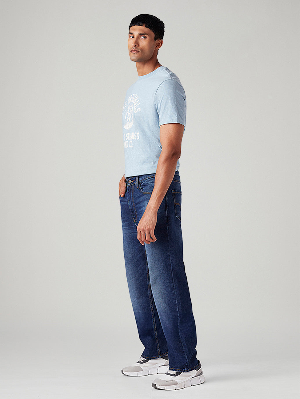 Men's 511 Blue Slim Fit Mid Rise Jeans