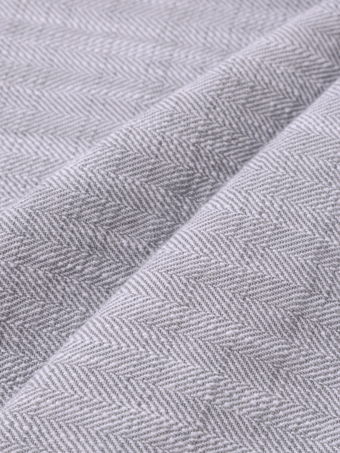 Men's Grey Relaxed Fit Solid Casual Trousers