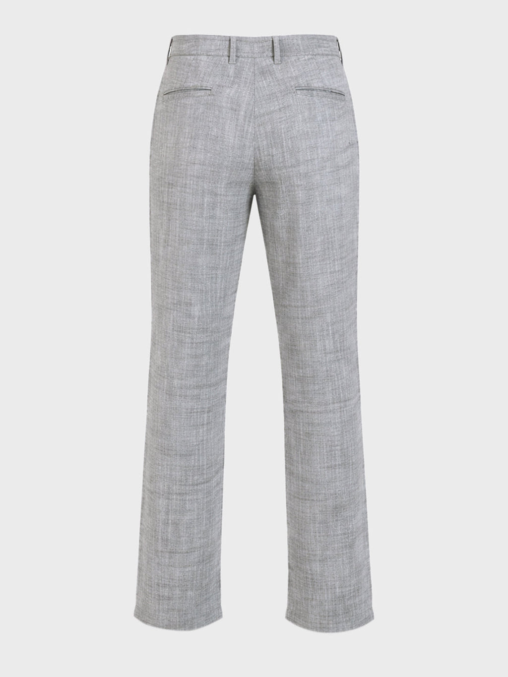 Men's Black Relaxed Fit Solid Casual Trousers