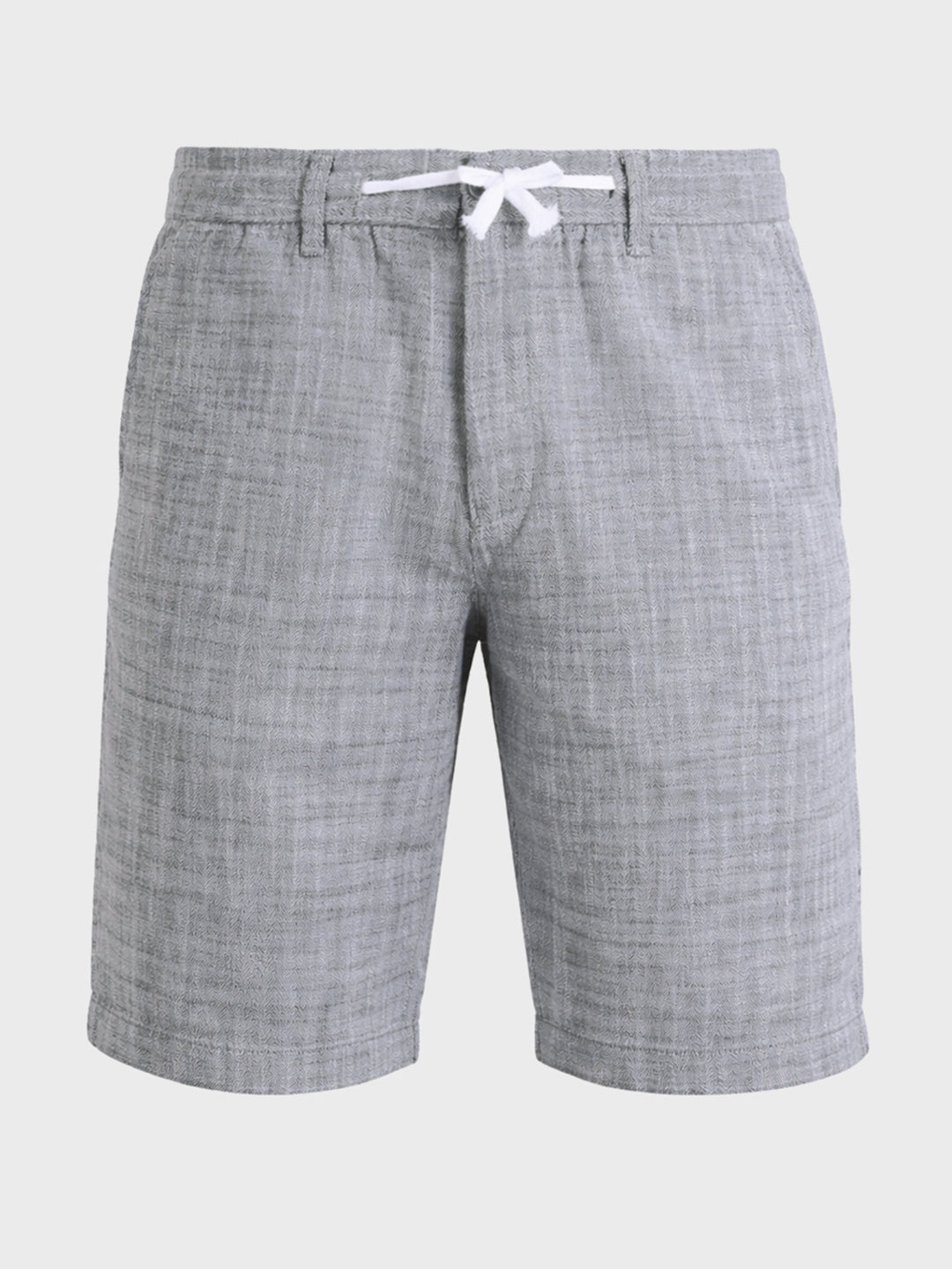 Men's Black Regular Fit Solid Casual Shorts