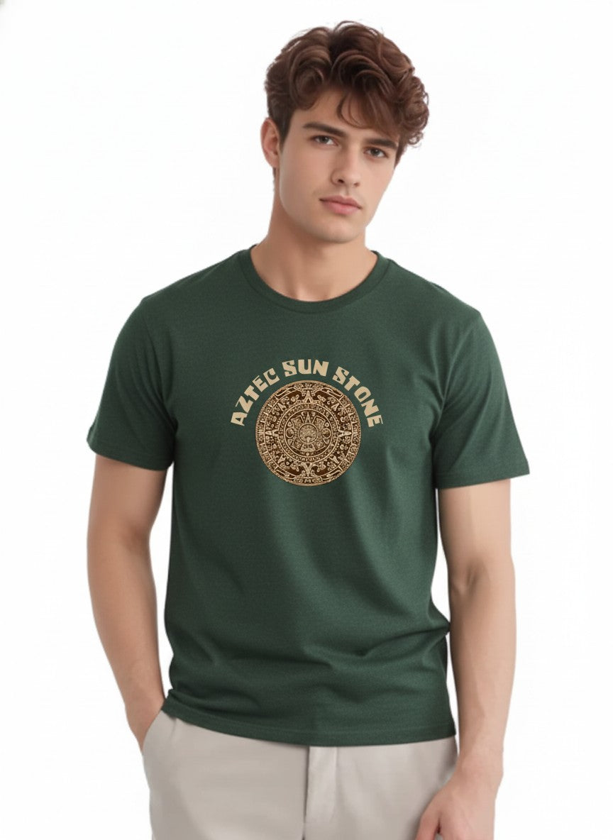Men Cotton Tribal T-Shirt