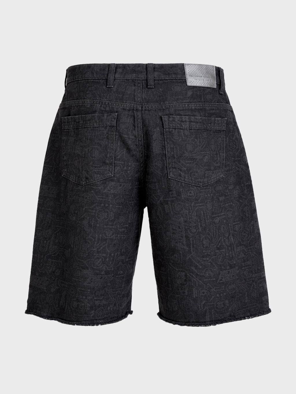 Men's Black Relaxed Fit  Tom And Jerry Character Shorts