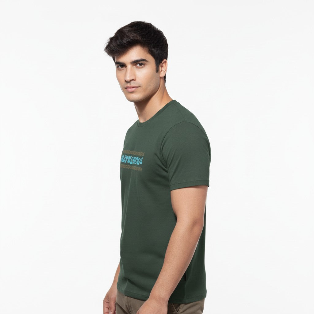 Men Cotton Tribal T-Shirt