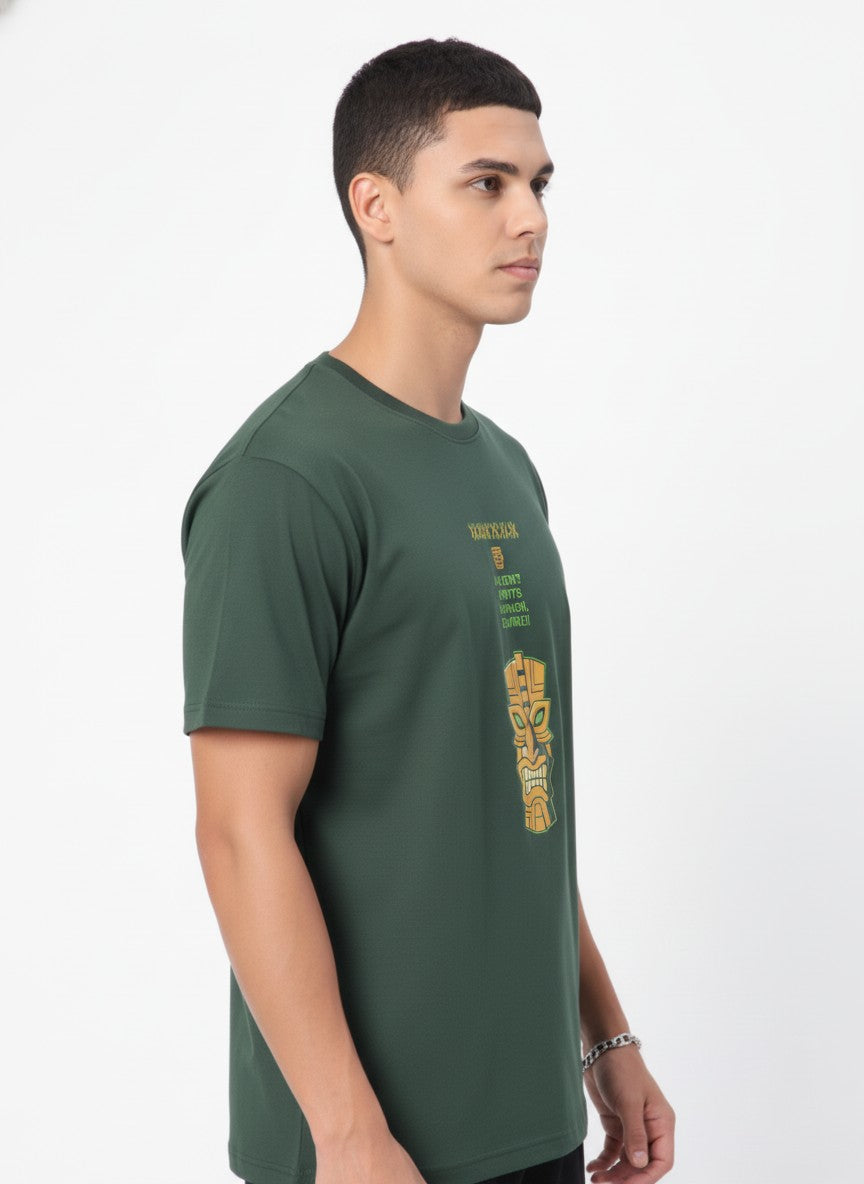Men Cotton Tribal T-Shirt