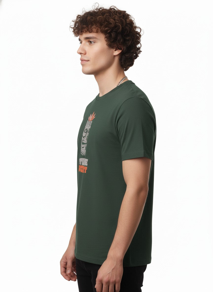 Men Cotton Tribal T-Shirt
