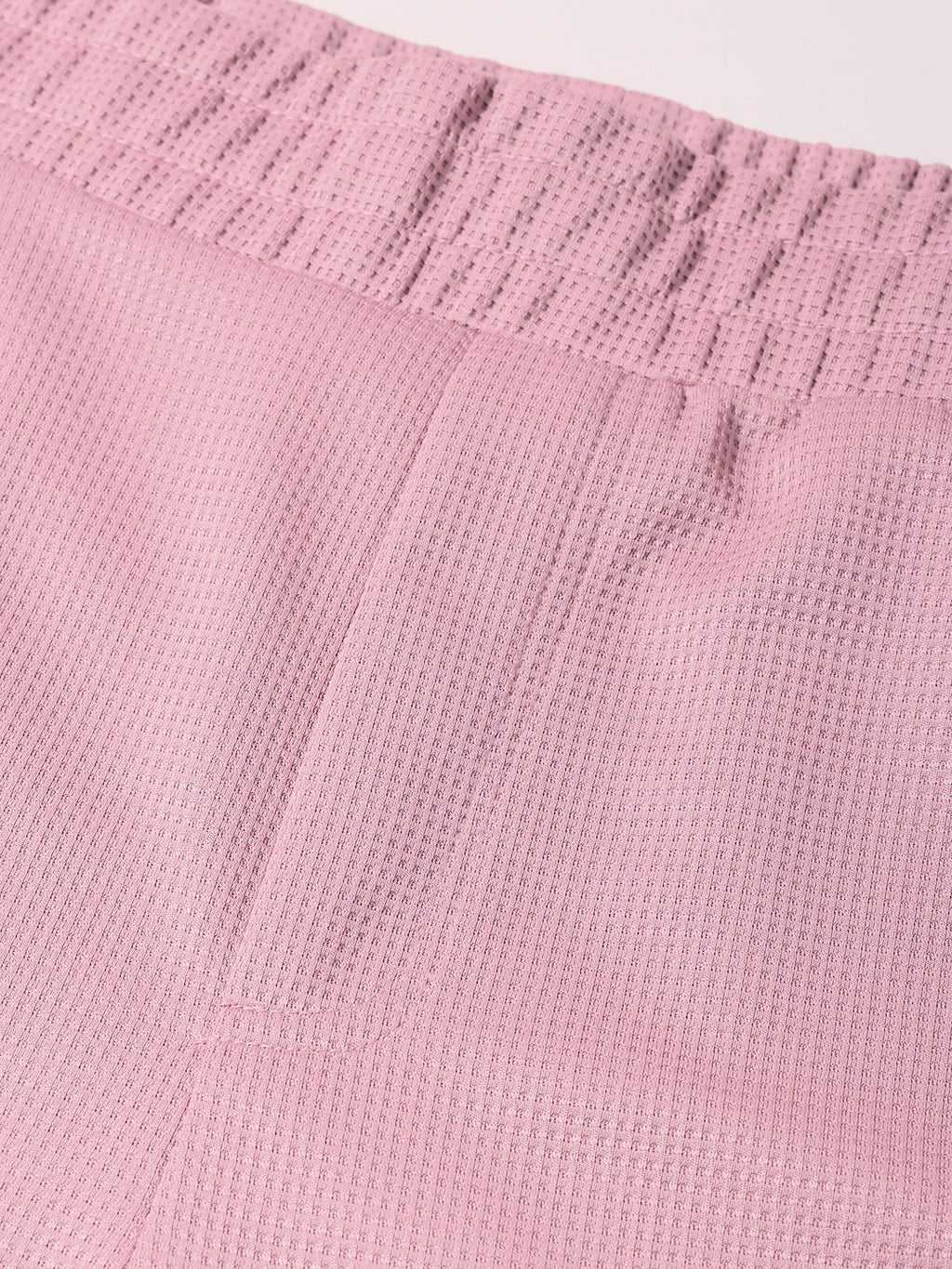Men's Pink Relaxed Fit Textured Utility Trousers