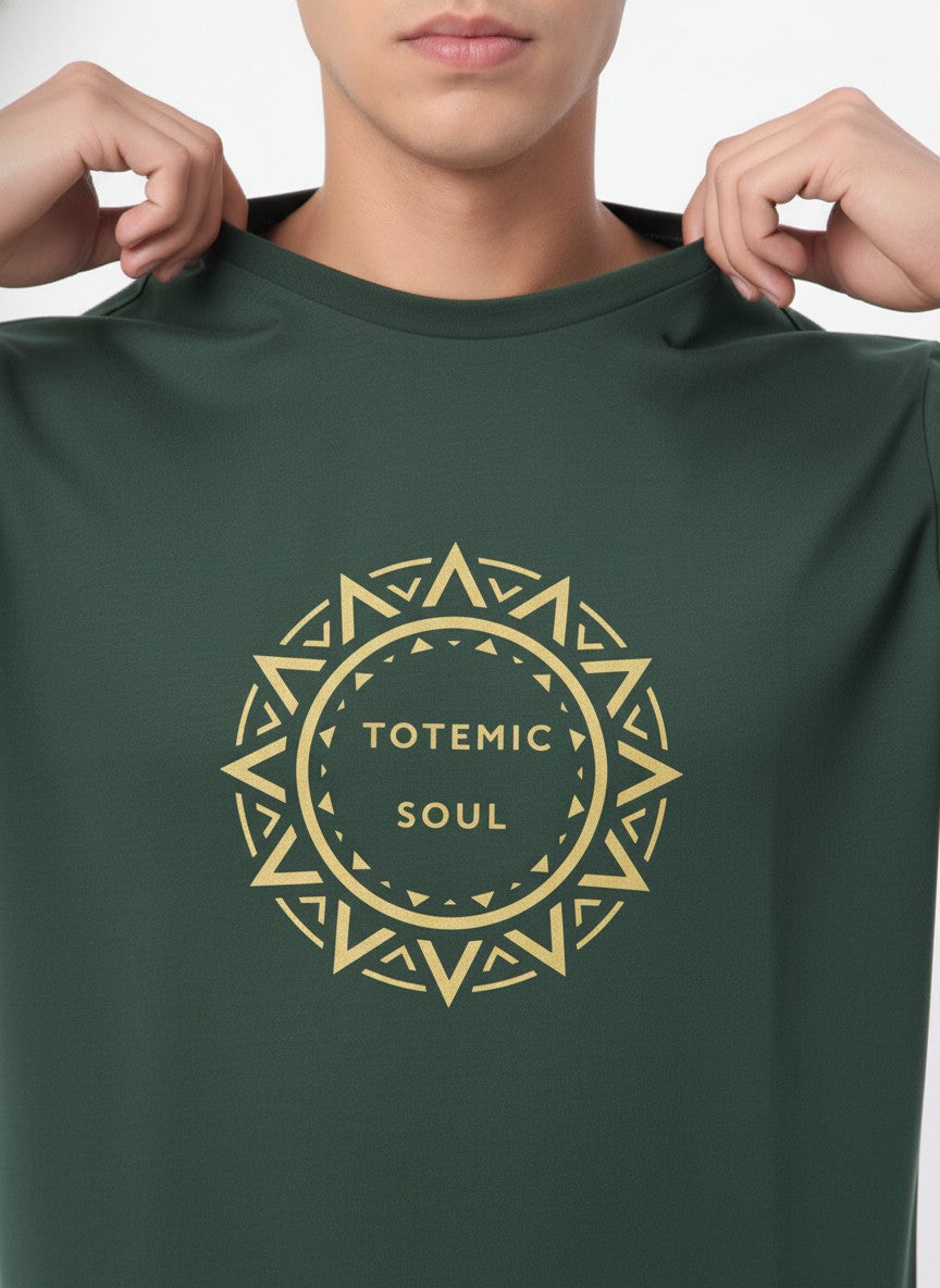 Men Cotton Tribal T-Shirt
