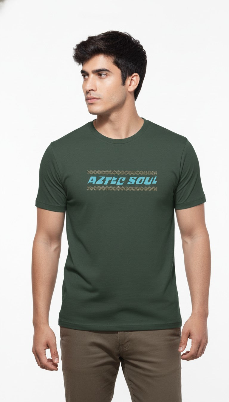 Men Cotton Tribal T-Shirt