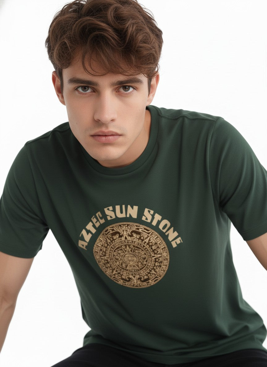 Men Cotton Tribal T-Shirt