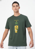 Men Cotton Tribal T-Shirt