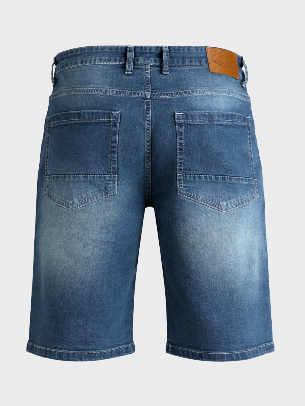 Men's Blue Regular Fit Solid Casual Shorts