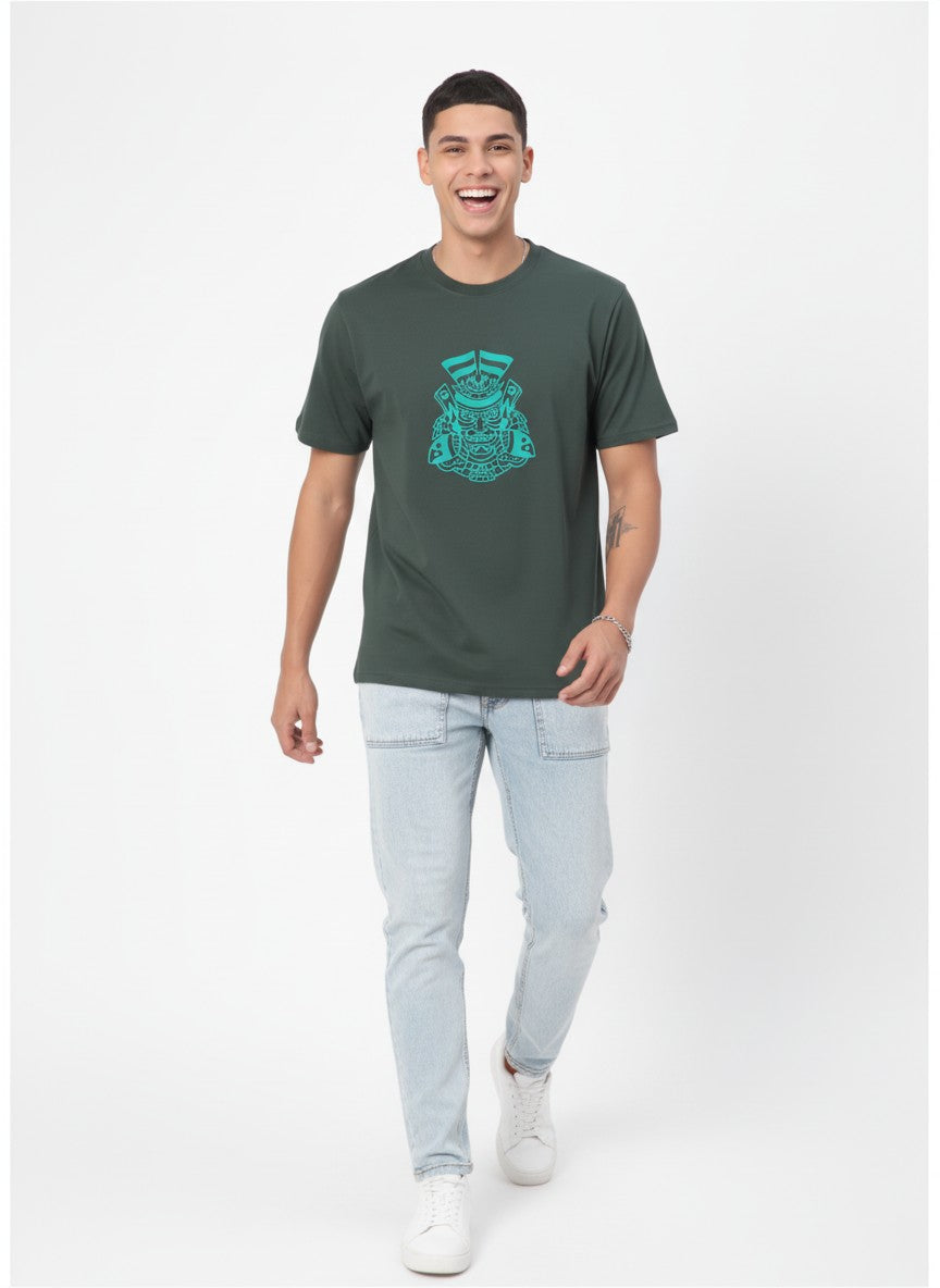 Men Cotton Tribal T-Shirt