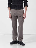 Men's Stone Regular Fit Solid Casual Chinos