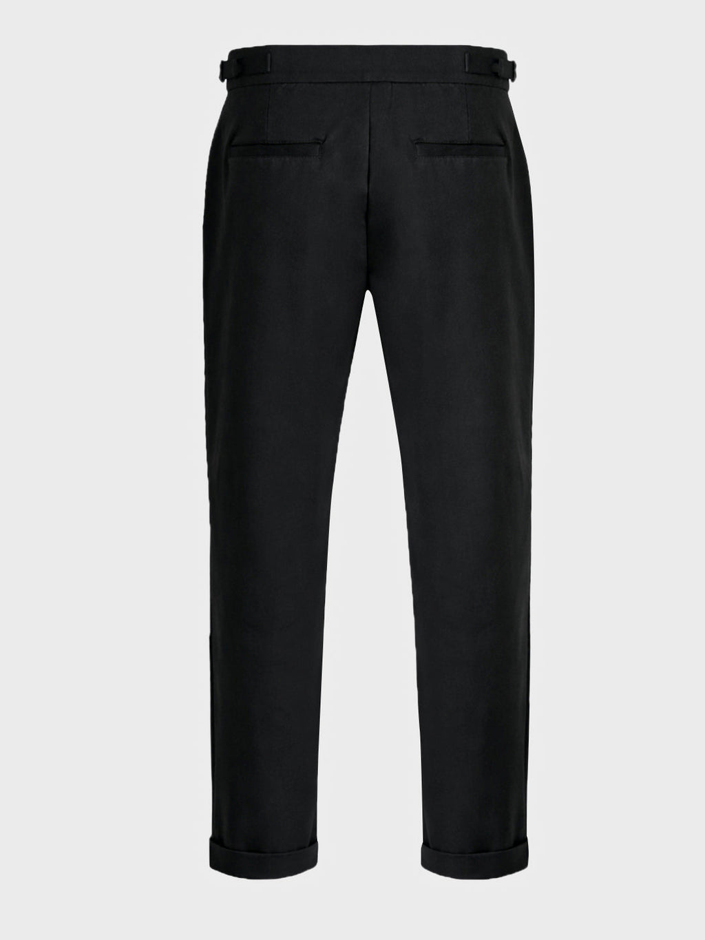 Men's Khaki Regular Fit Solid Casual Trousers