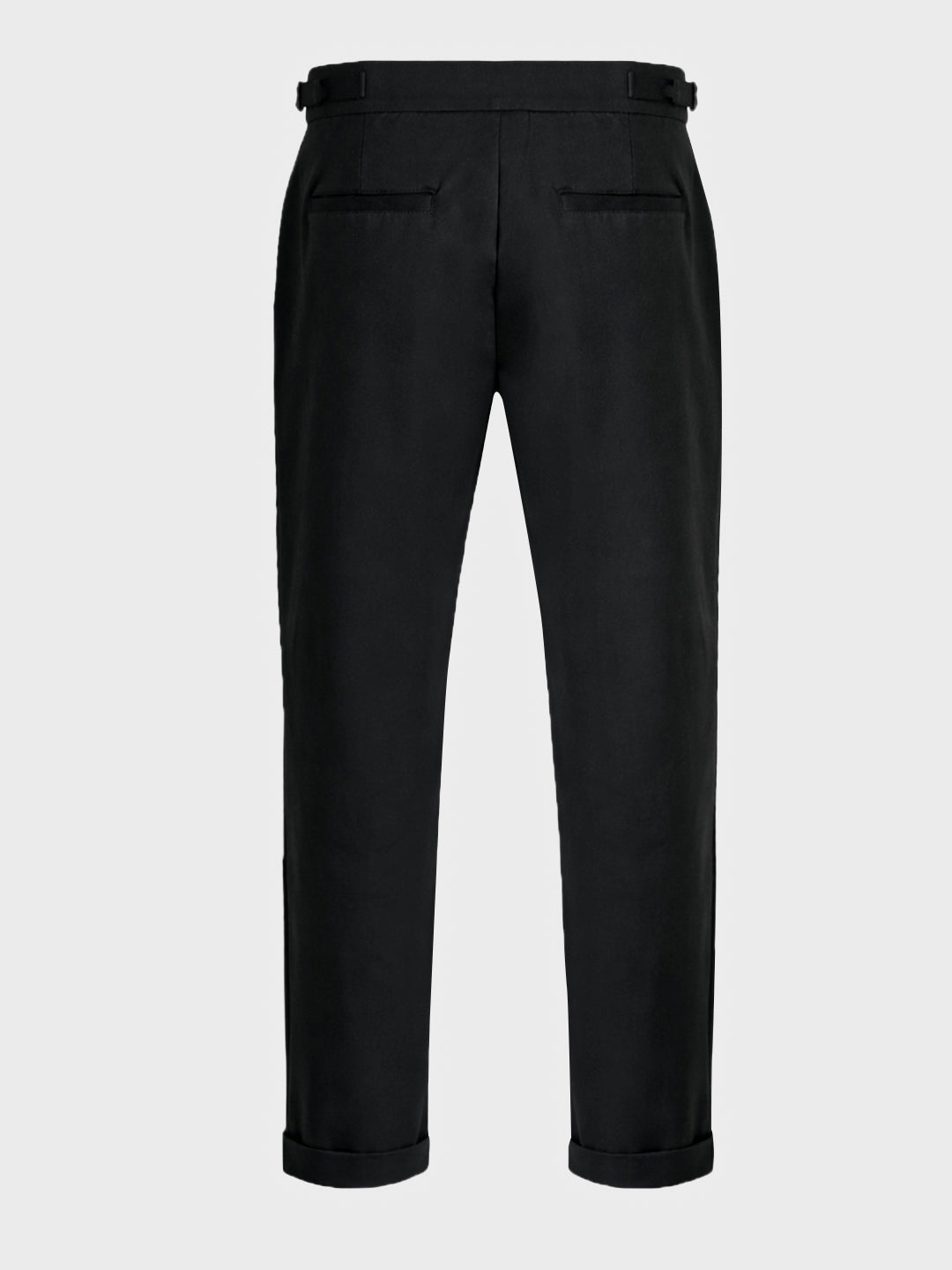 Men's Khaki Regular Fit Solid Casual Trousers