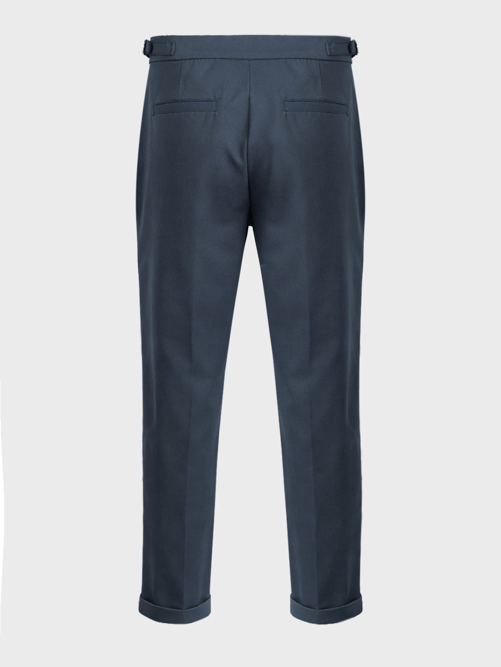 Men's Grey Regular Fit Solid Casual Trousers