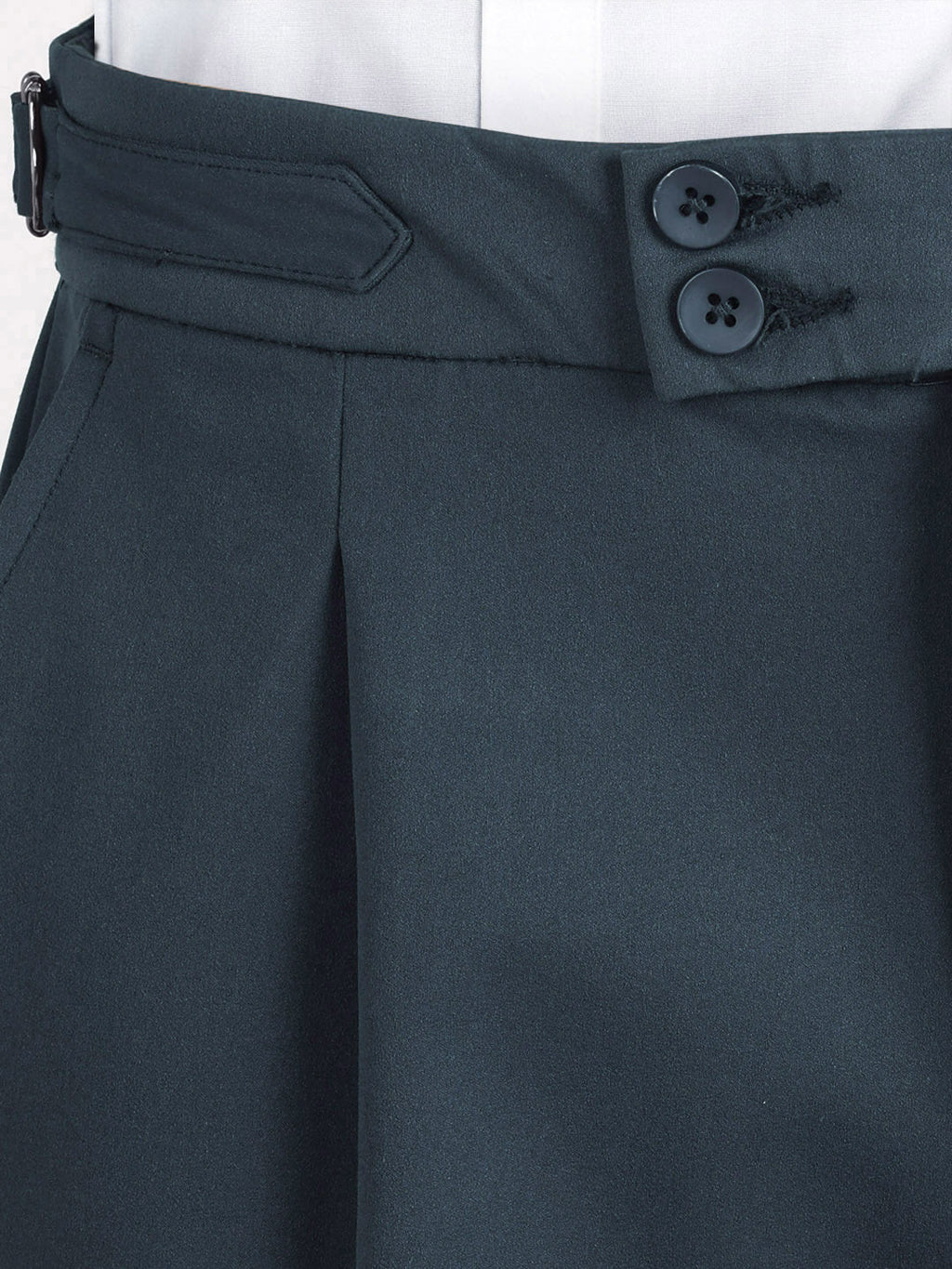 Men's Grey Regular Fit Solid Casual Trousers