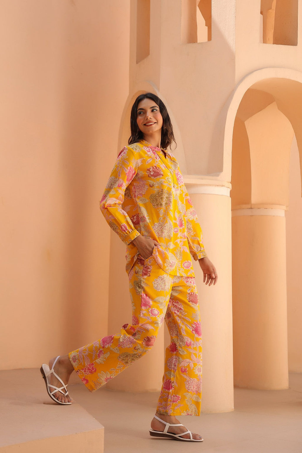 Crisp Hues Cotton Co-ord Set