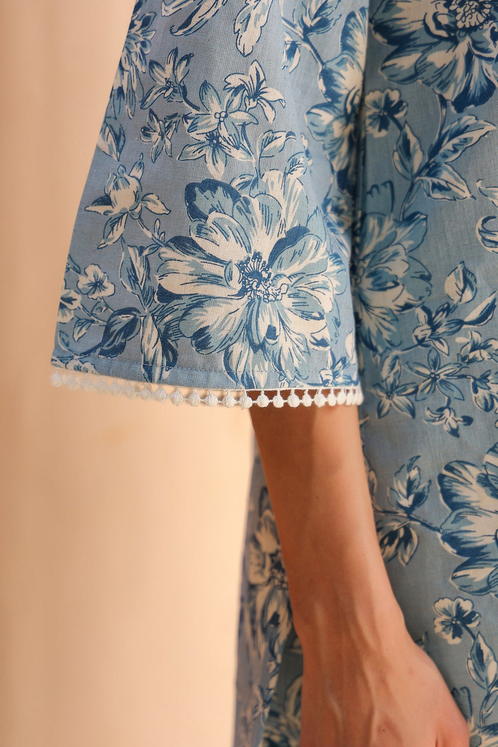 Cascade Blue Cotton Co-ord Set