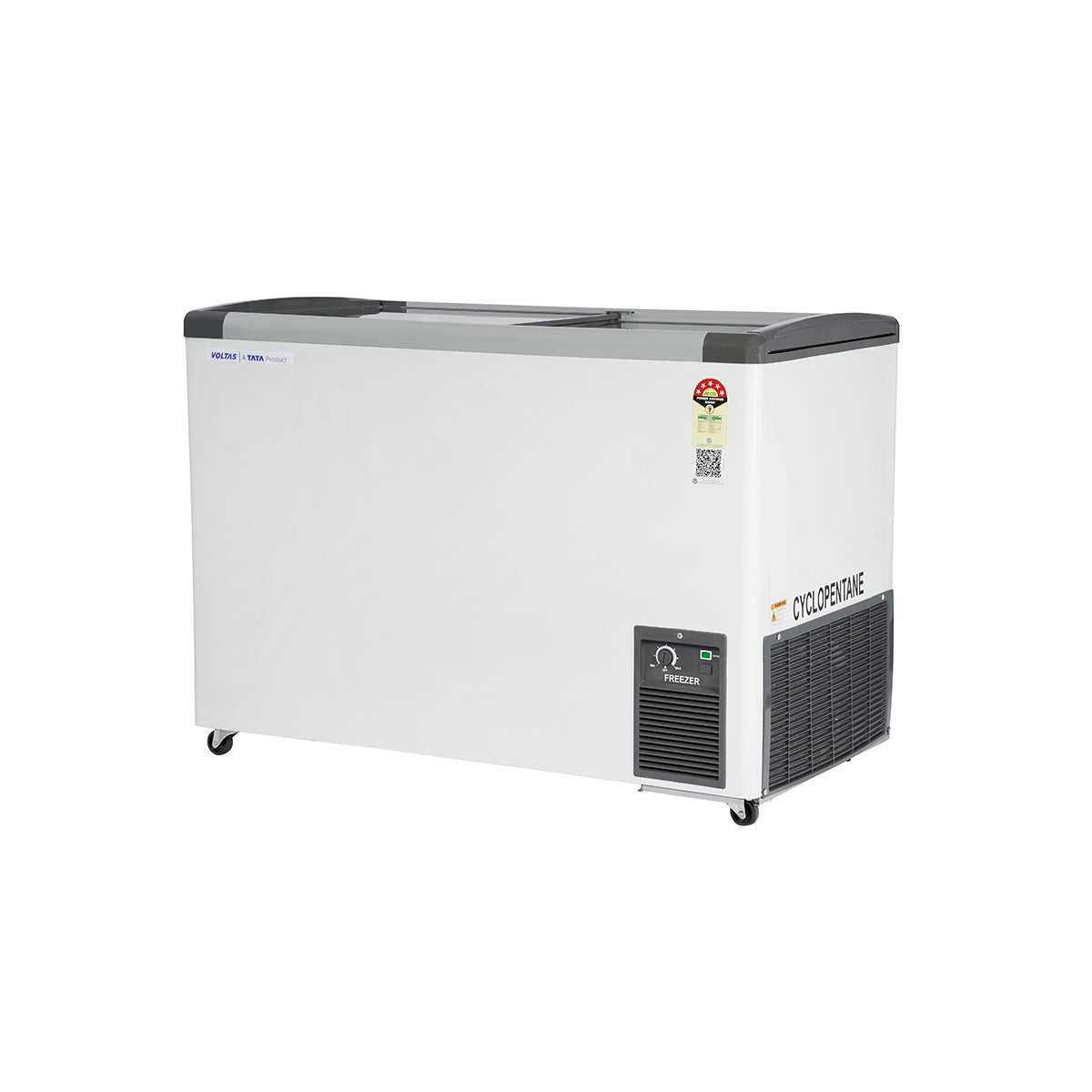 Voltas Flat Glass Top Freezers - 275 Liters, 5 Star