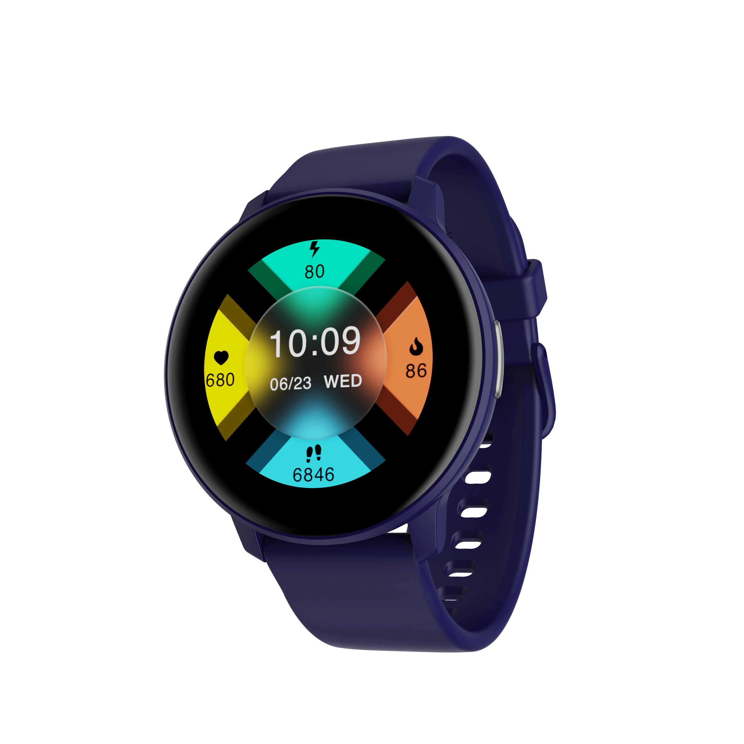 boAt Lunar Connect | Round Dial Smart Watch with 1.28” (3.25 cm) HD Display, BT Calling, Supports Hindi & English Language, Up to 20 contacts, 100+ Sports Modes