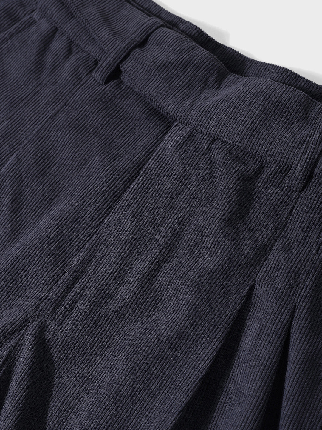 Men's Charcoal Relaxed Fit Textured Casual Trousers
