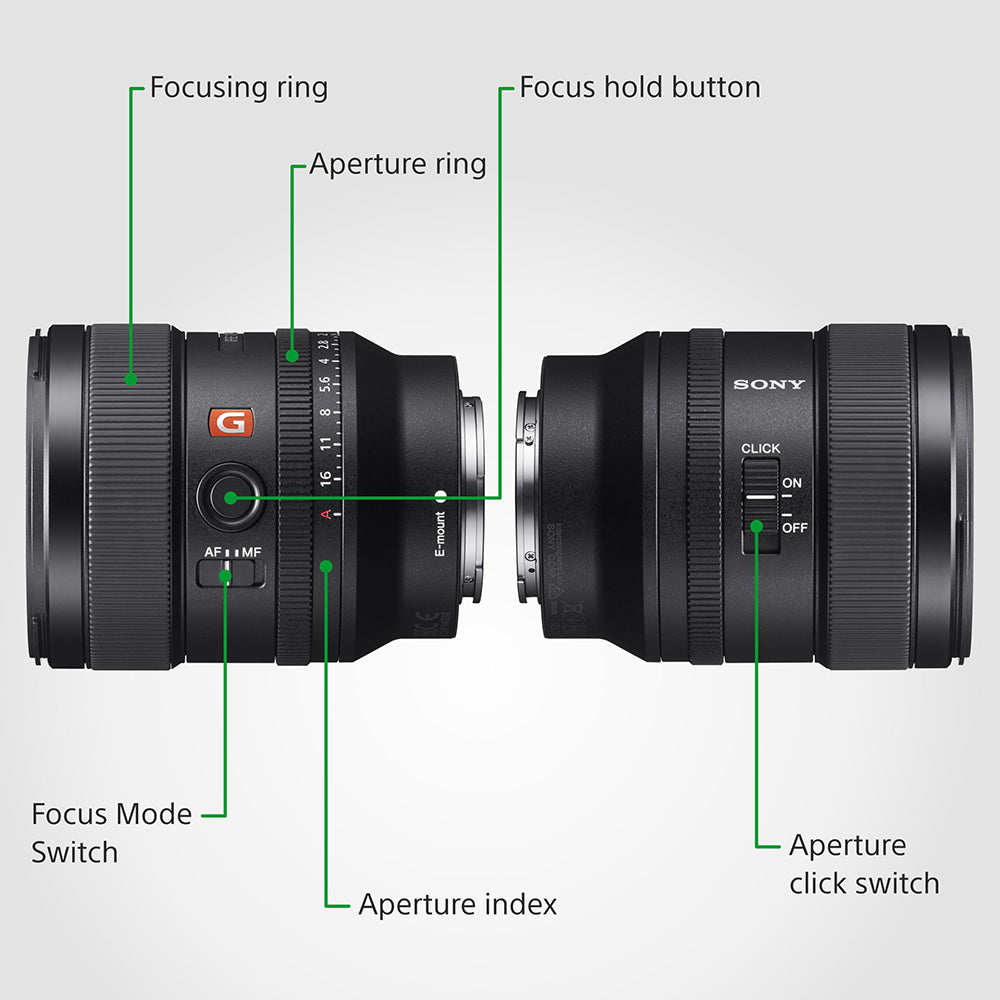 Sony FE 24mm F1.4 GM (SEL24F14GM) E-Mount Full-Frame, Wide-angle Prime G Master Lens