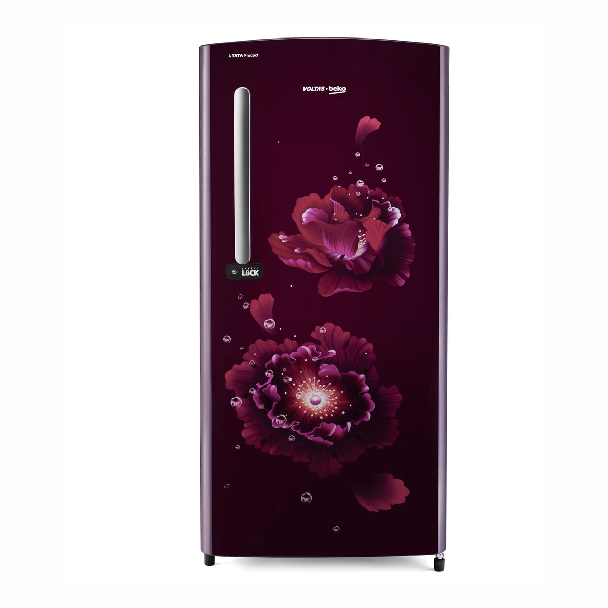 Voltas Beko 185 L 5 Star Single Door Direct Cool Refrigerator (RDC220A / W0FPETM000UGD, Fairy Flower Purple)