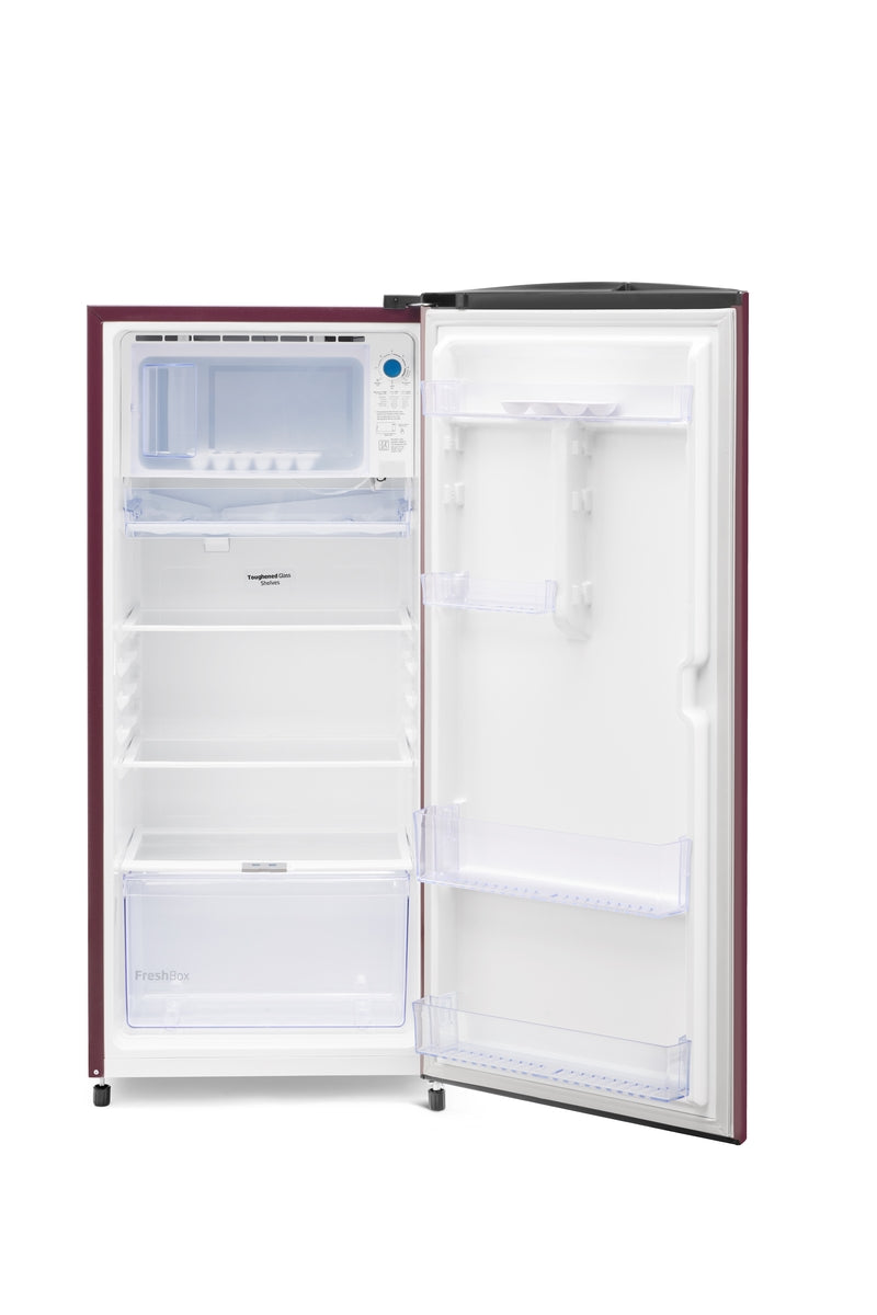 Voltas Beko 173 L, 2 Star, Direct Cool Single Door Refrigerator (Peony Wine)