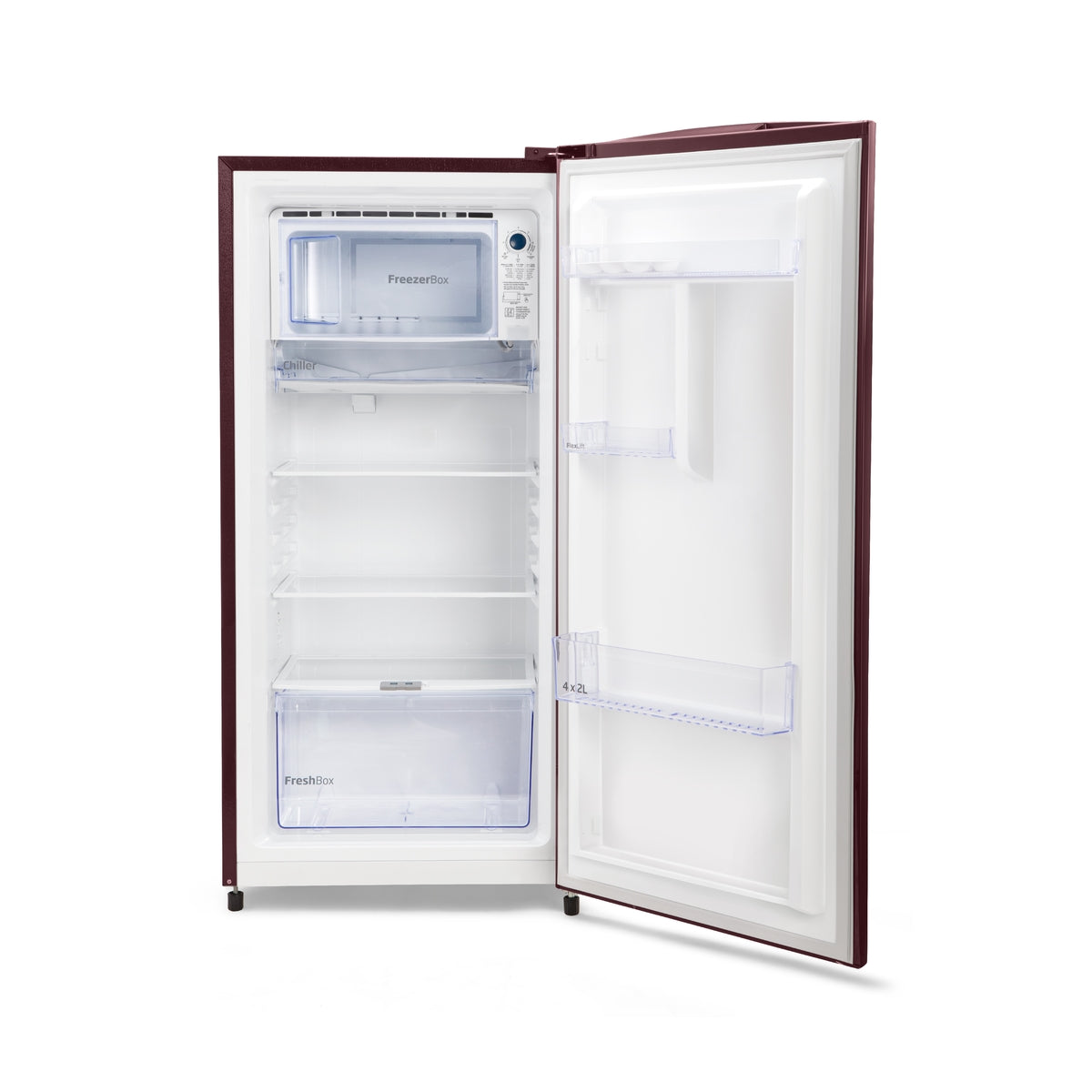 Voltas Beko 183 L, 2 Star, Direct Cool Single Door Refrigerator (Fressia Ruby)