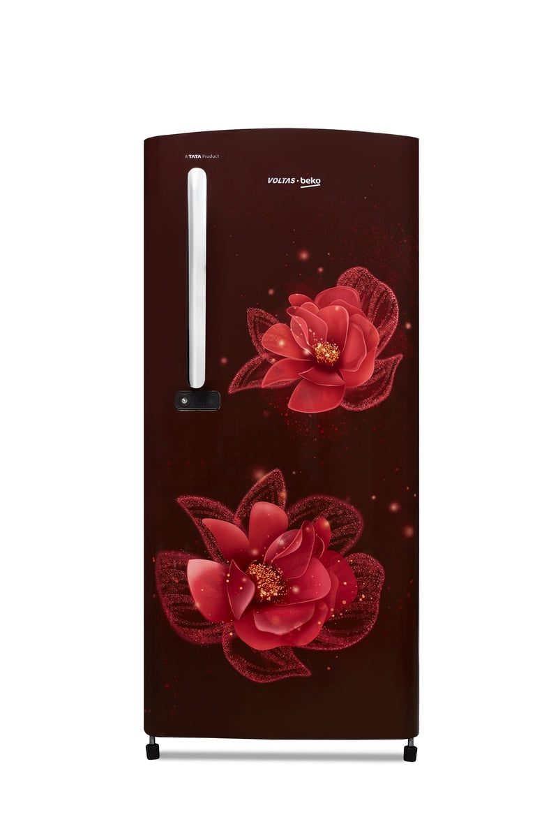 Voltas Beko 183 L, 3 Star, Direct Cool Single Door Refrigerator (Fressia Wine)