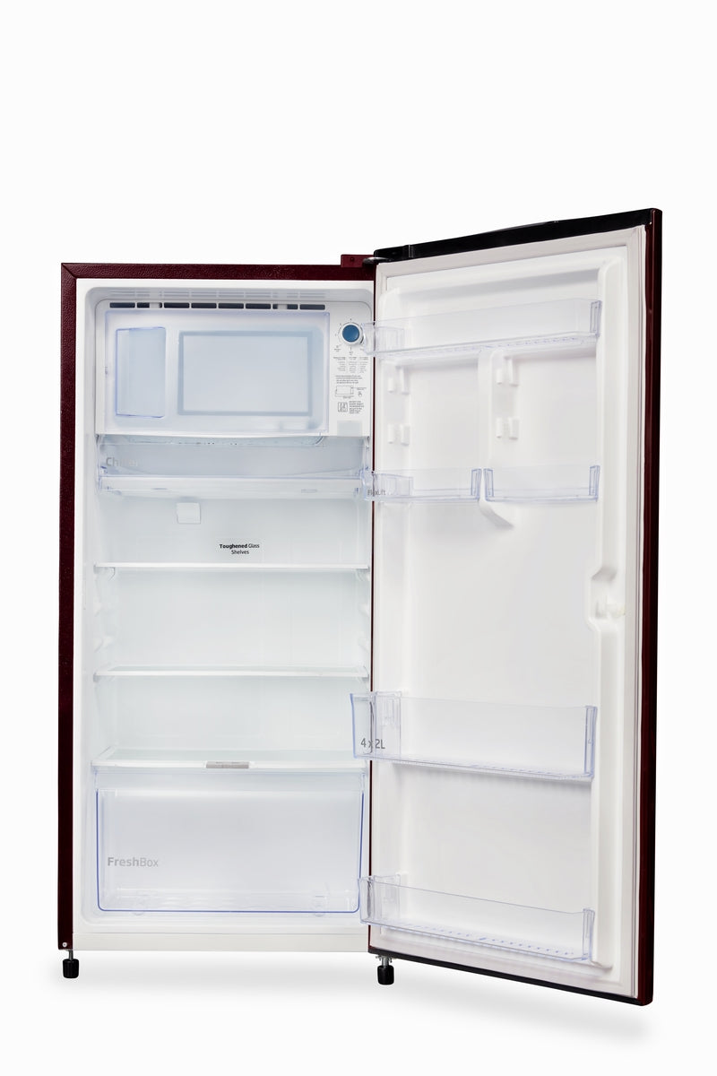 Voltas Beko 183 L, 3 Star, Direct Cool Single Door Refrigerator (Fressia Wine)