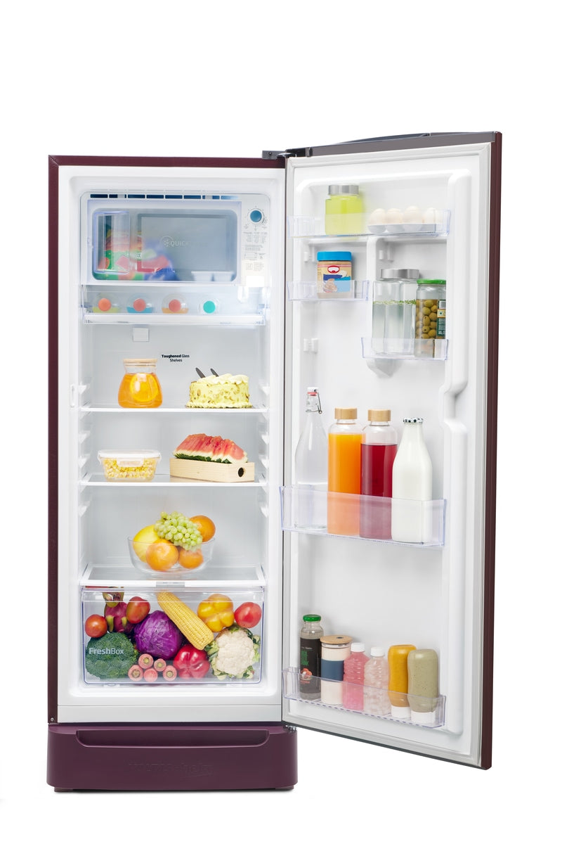 Voltas Beko 183 L, 4 Star, Direct Cool Single Door Refrigerator (Fairy Flower Wine)