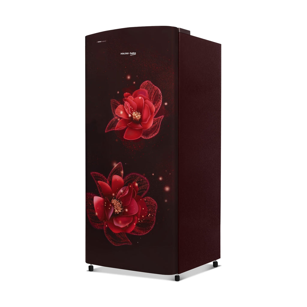 Voltas Beko 183 L, 3 Star, Direct Cool Single Door Refrigerator (Fressia Wine) (RDC215C / S0WFR0M0000GO)