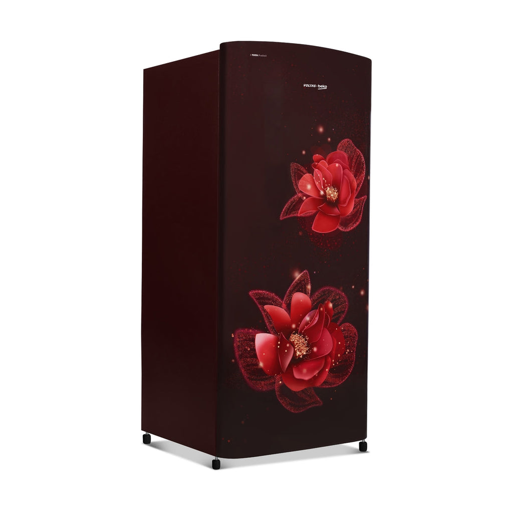 Voltas Beko 183 L, 3 Star, Direct Cool Single Door Refrigerator (Fressia Wine) (RDC215C / S0WFR0M0000GO)