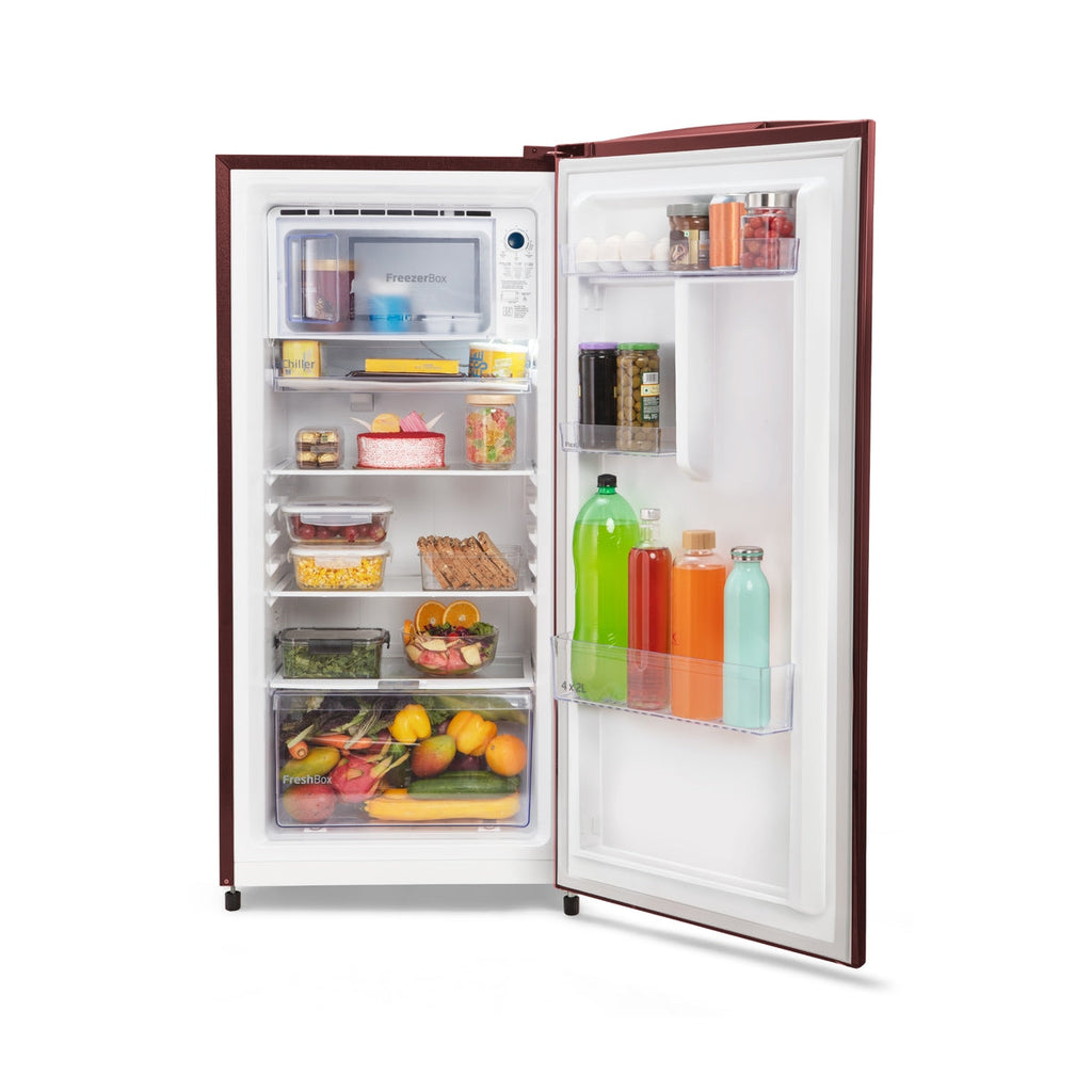 Voltas Beko 183 L, 3 Star, Direct Cool Single Door Refrigerator (Fressia Wine) (RDC215C / S0WFR0M0000GO)