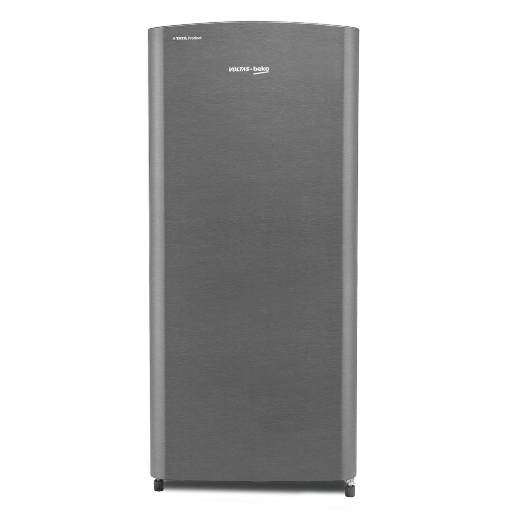 Voltas Beko 183 L, 3 Star, Direct Cool Single Door Refrigerator (Hairline Silver)