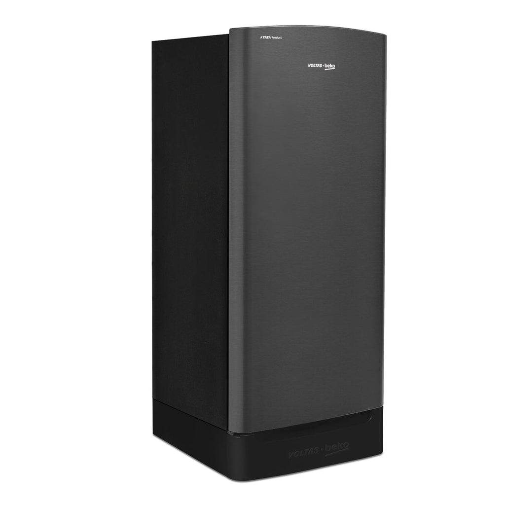 Voltas Beko 183 L, 5 Star, Direct Cool Single Door Refrigerator (Dark Grey)