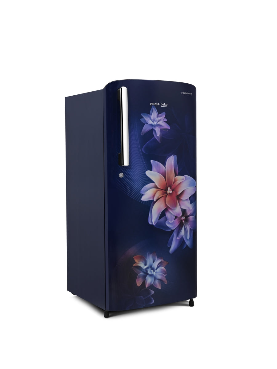 Voltas Beko 175 L, 1 Star, Direct Cool Single Door Refrigerator (Stella Blue)